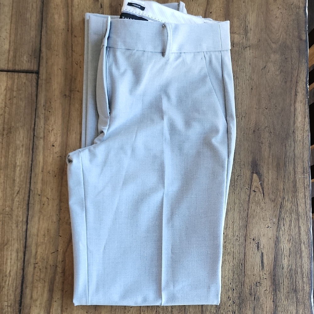 Womens Light Gray Dress Pants